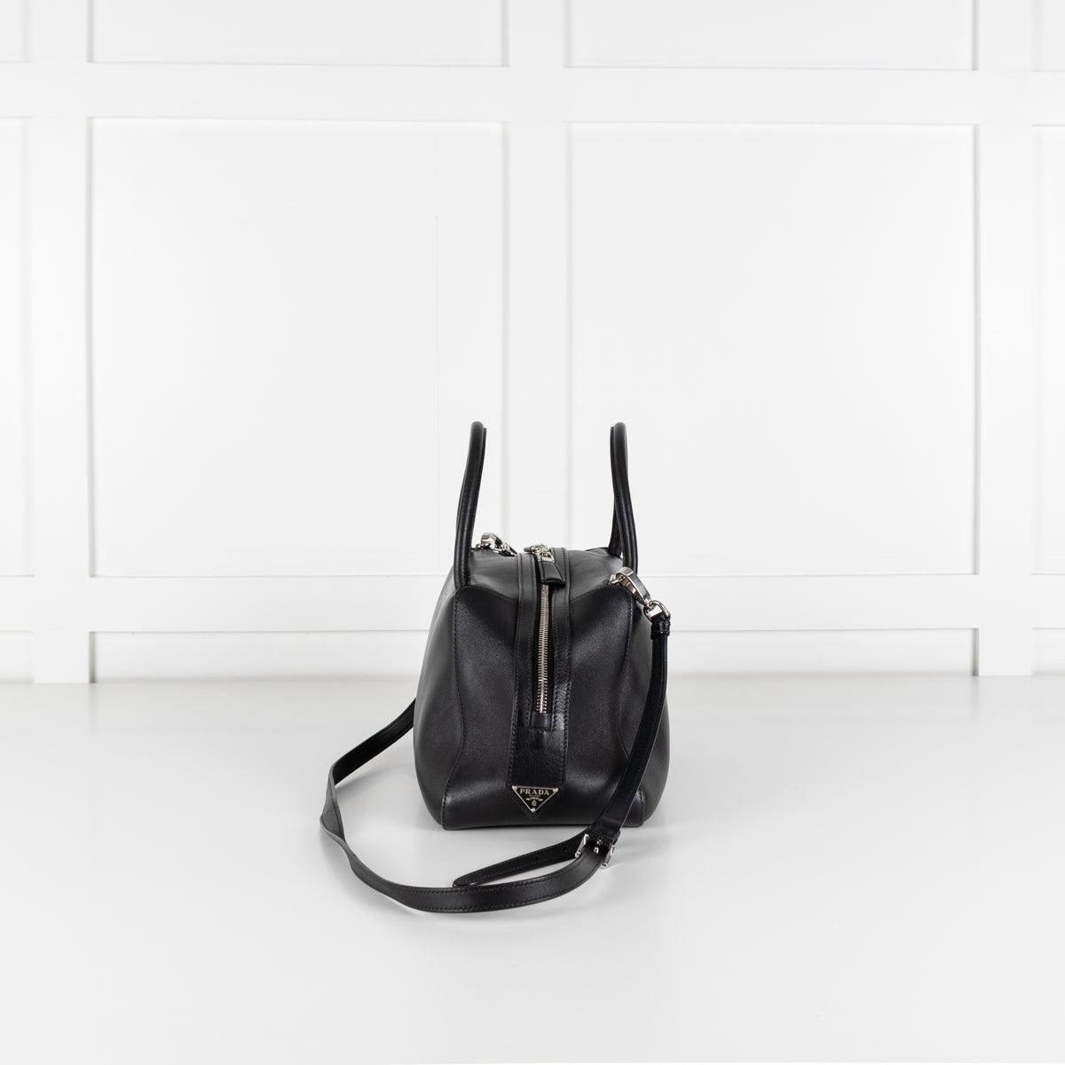Prada Black Leather Supernova Shoulder Bag