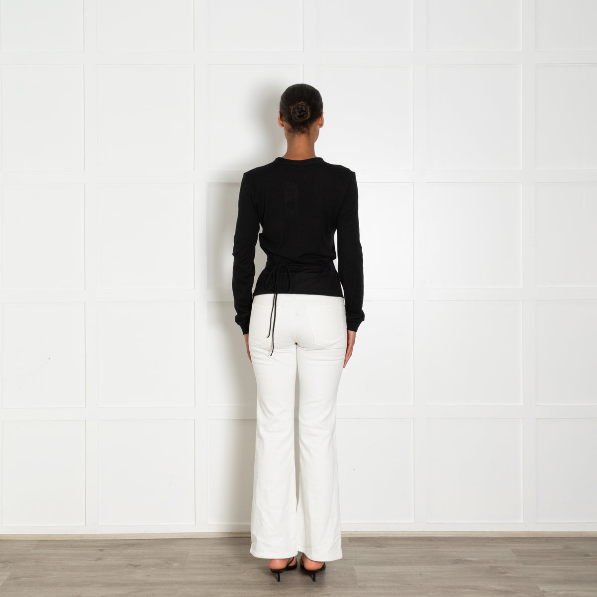 Ann Demeulemeester Black Wrap Top