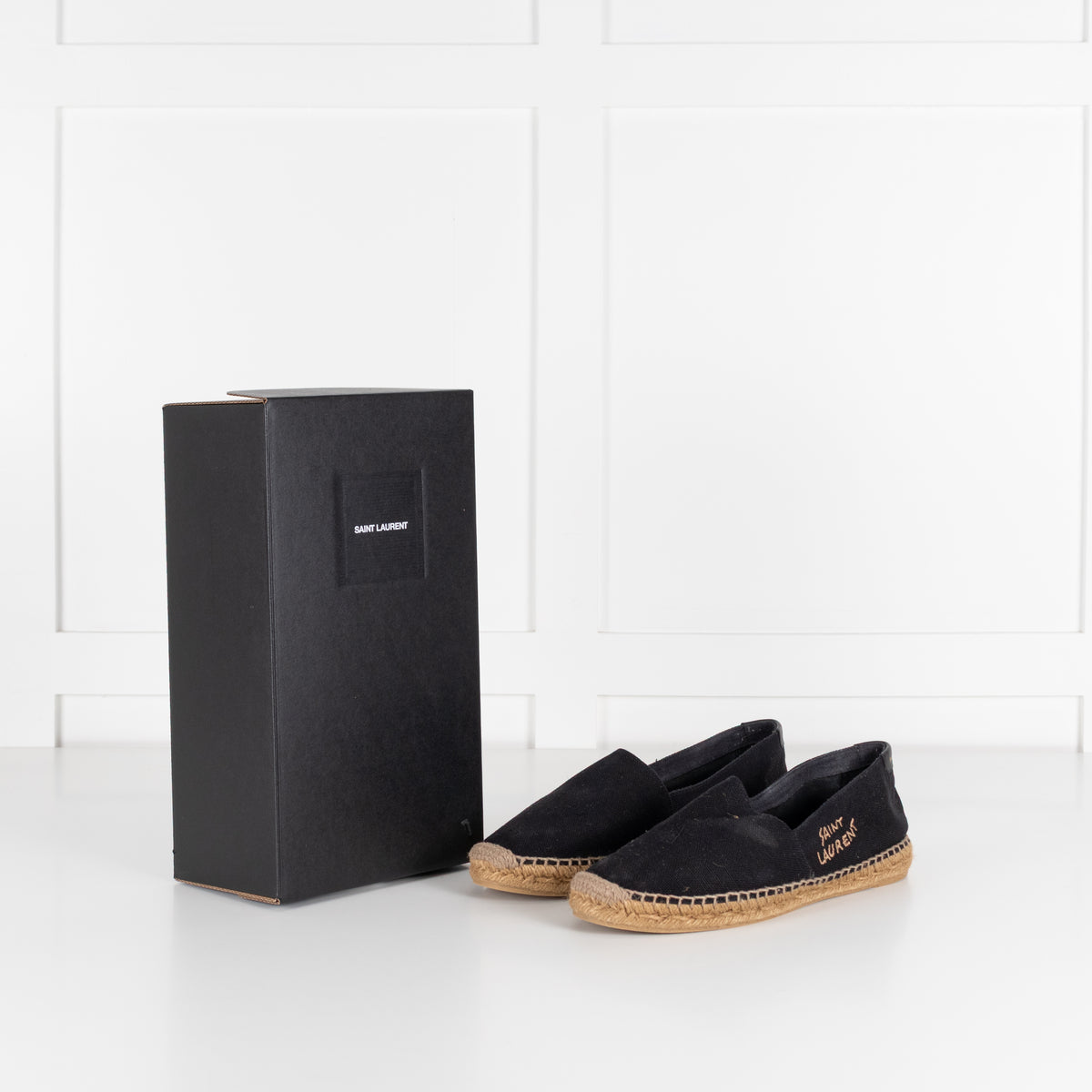 Saint Laurent Black Espadrilles