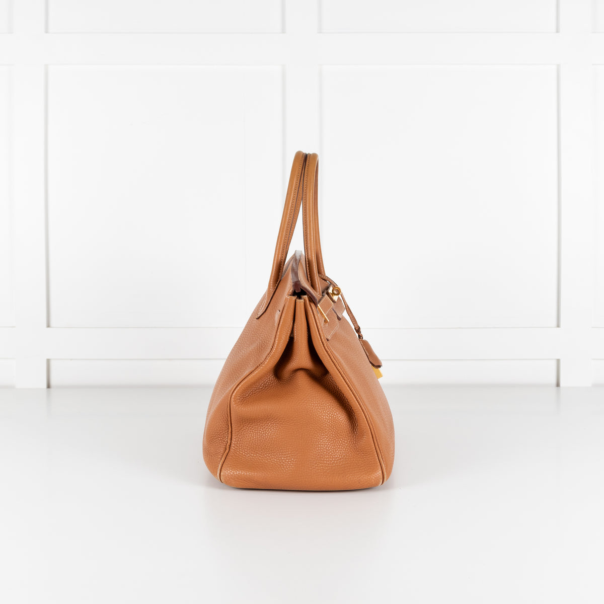 Hermes Beige Gold Togo Leather Birkin 35 Bag