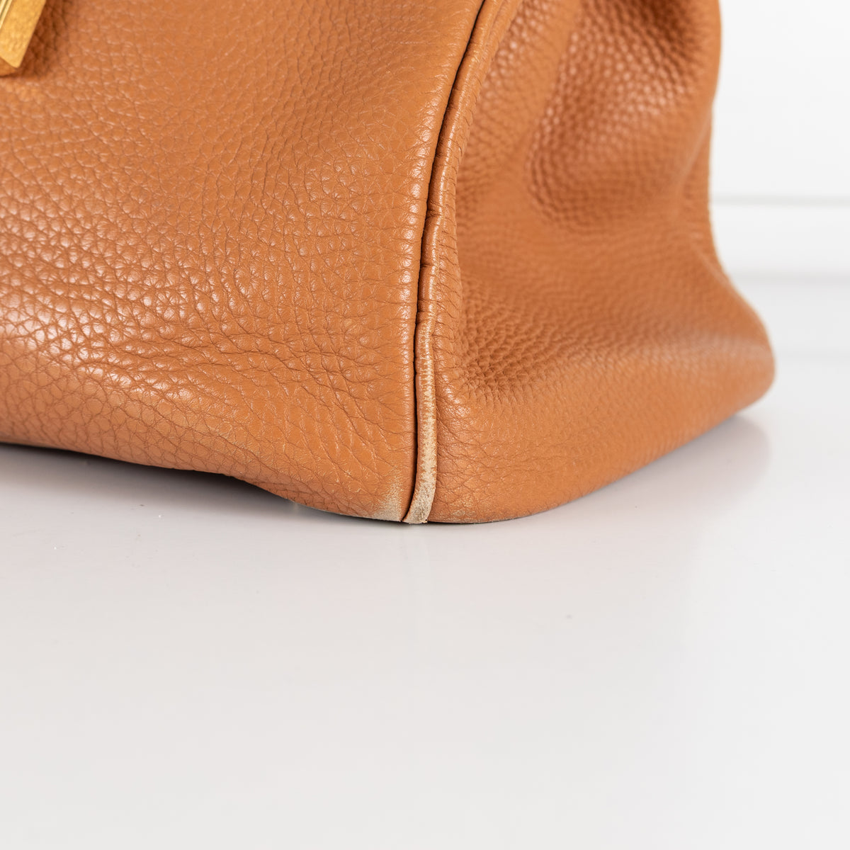 Hermes Beige Gold Togo Leather Birkin 35 Bag