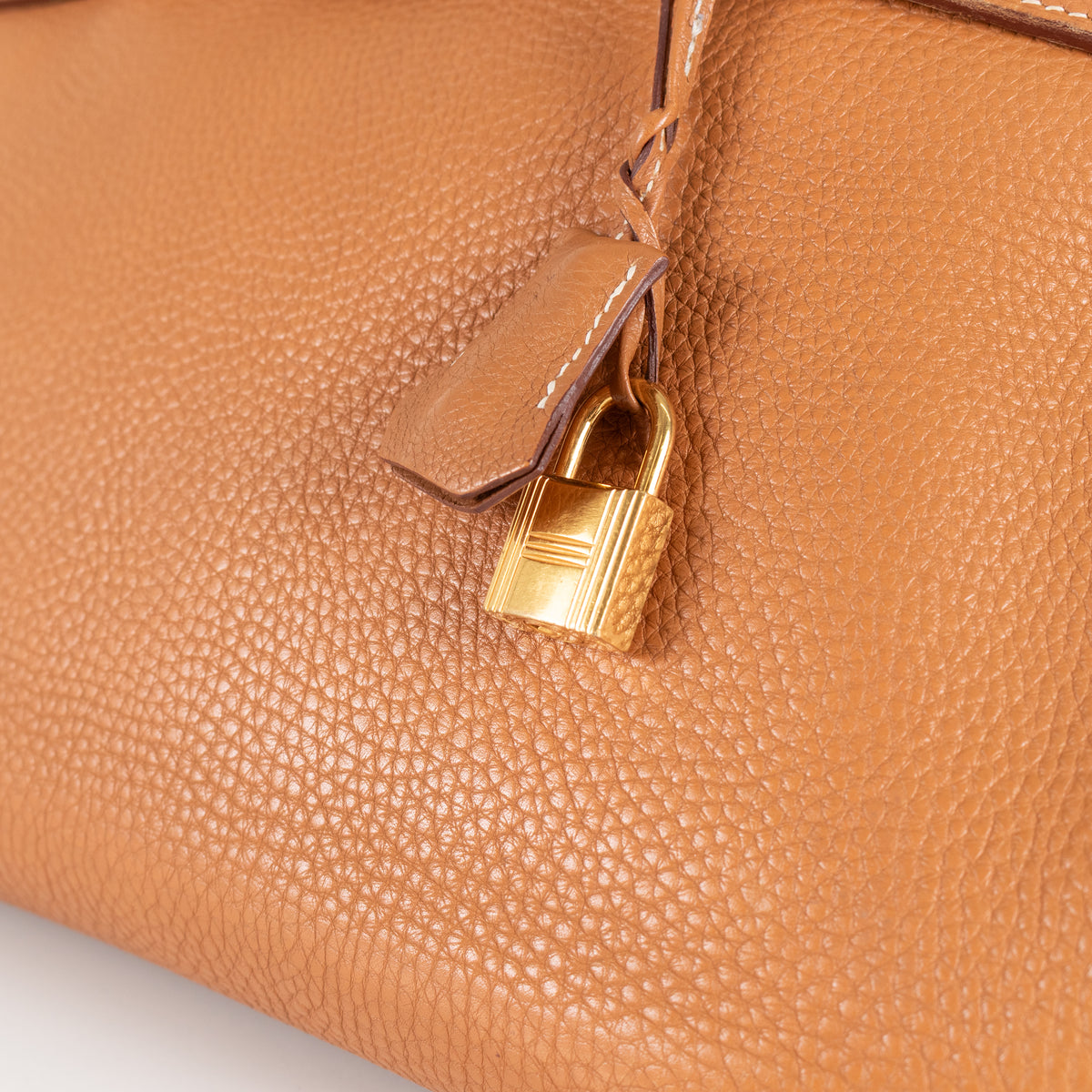 Hermes Beige Gold Togo Leather Birkin 35 Bag