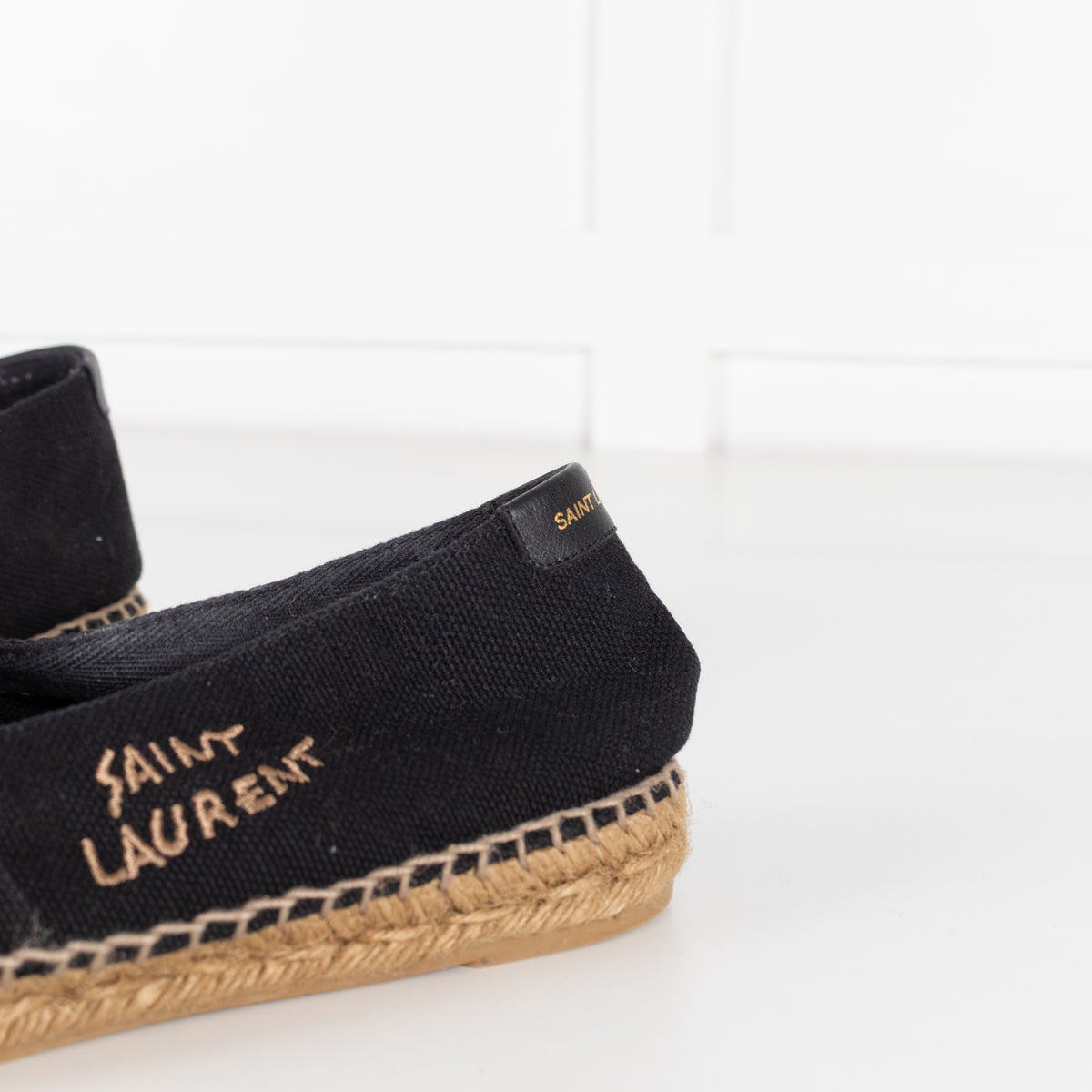 Saint Laurent Black Espadrilles