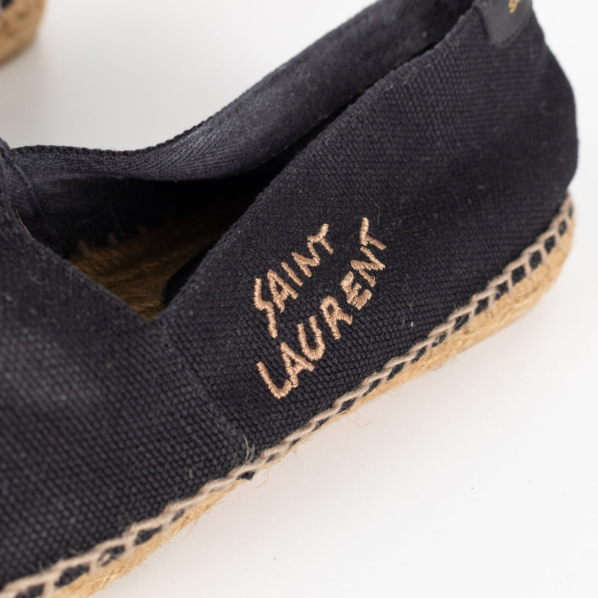 Saint Laurent Black Espadrilles