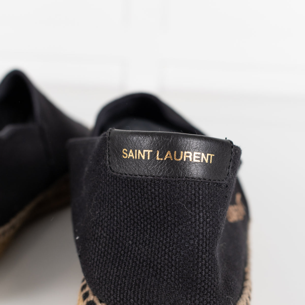 Saint Laurent Black Espadrilles