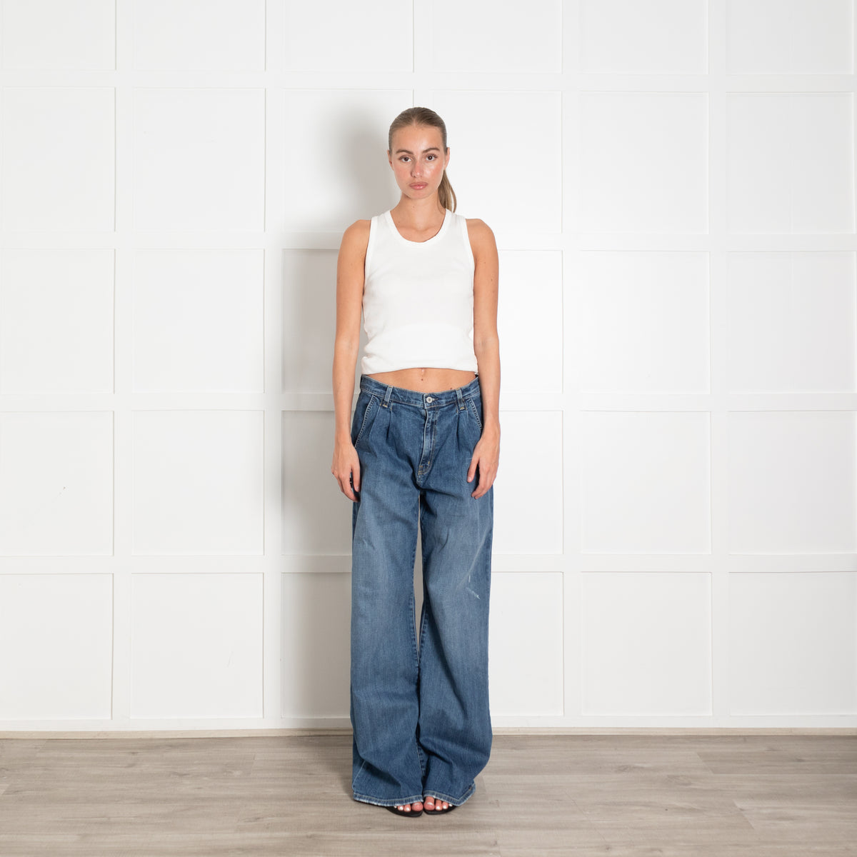 Nili Lotan Flora Blue Jeans