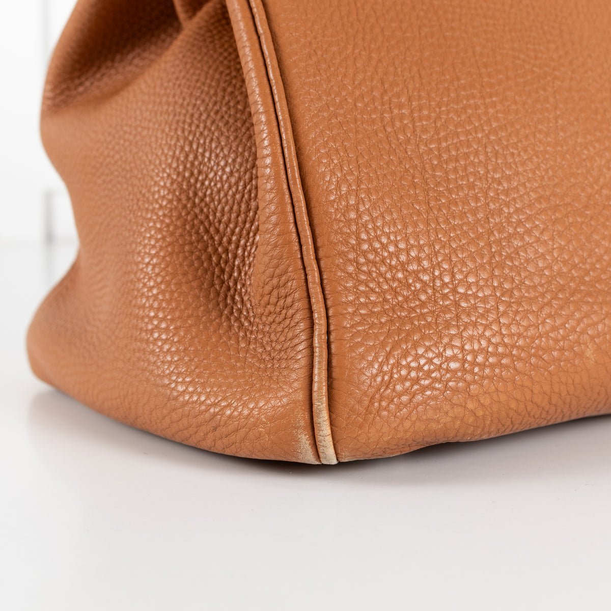Hermes Beige Gold Togo Leather Birkin 35 Bag