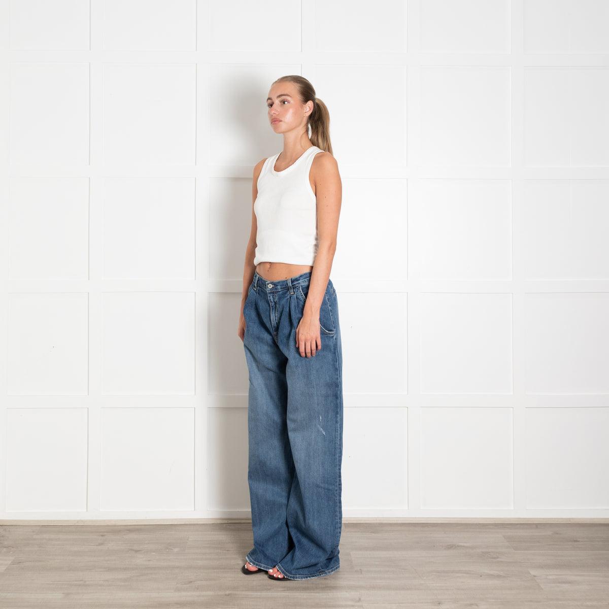 Nili Lotan Flora Blue Jeans