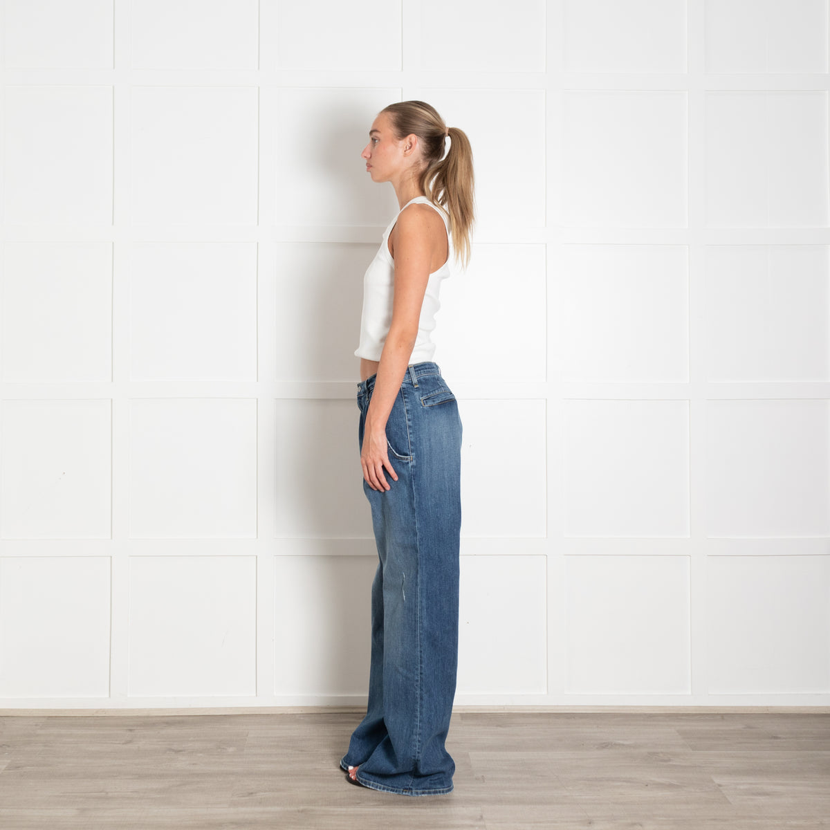 Nili Lotan Flora Blue Jeans