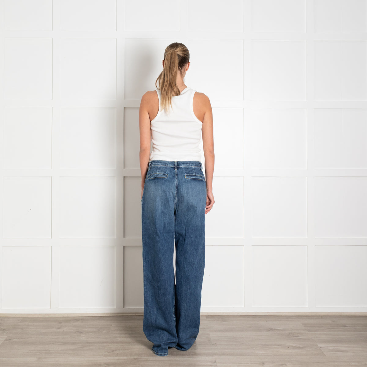 Nili Lotan Flora Blue Jeans