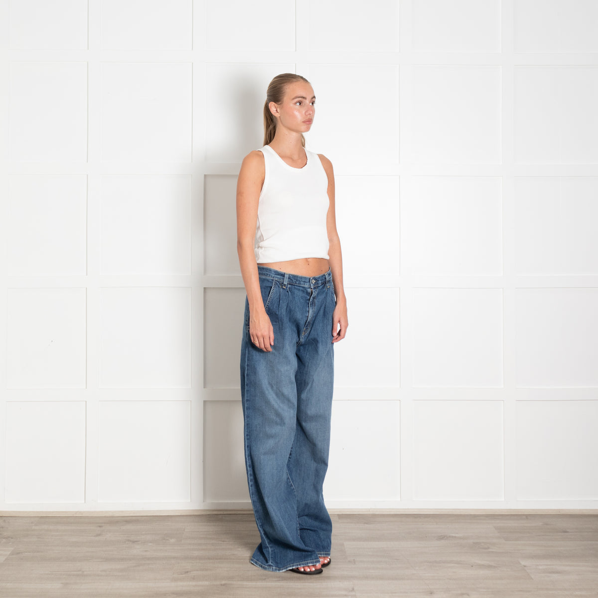 Nili Lotan Flora Blue Jeans