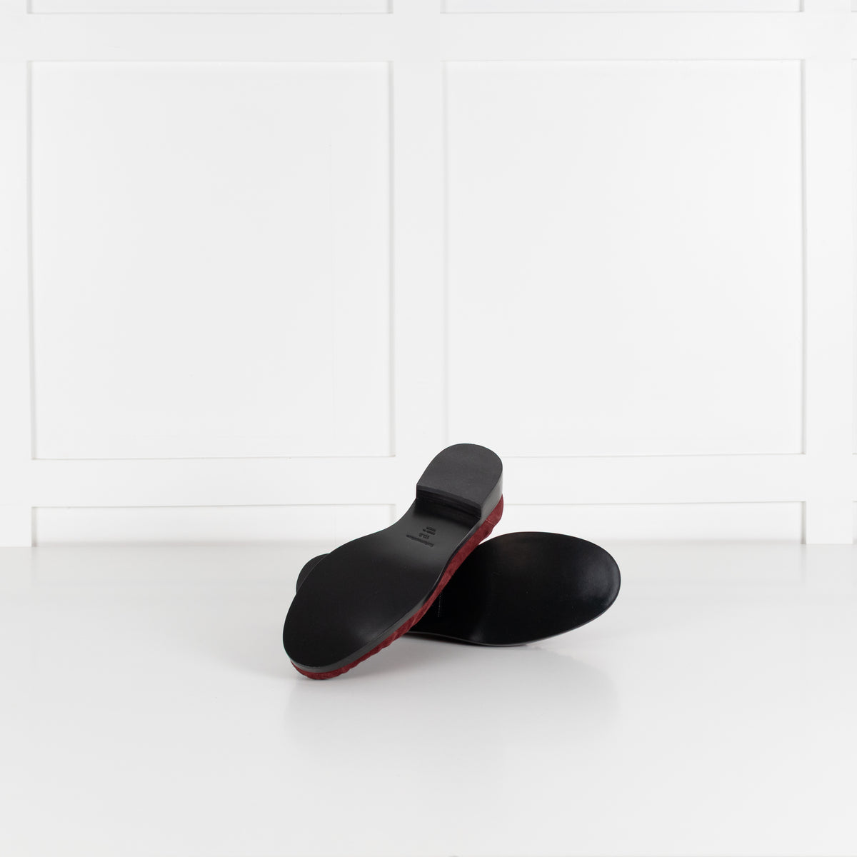 Reformation Ruby Suede Ani Ruched Loafers