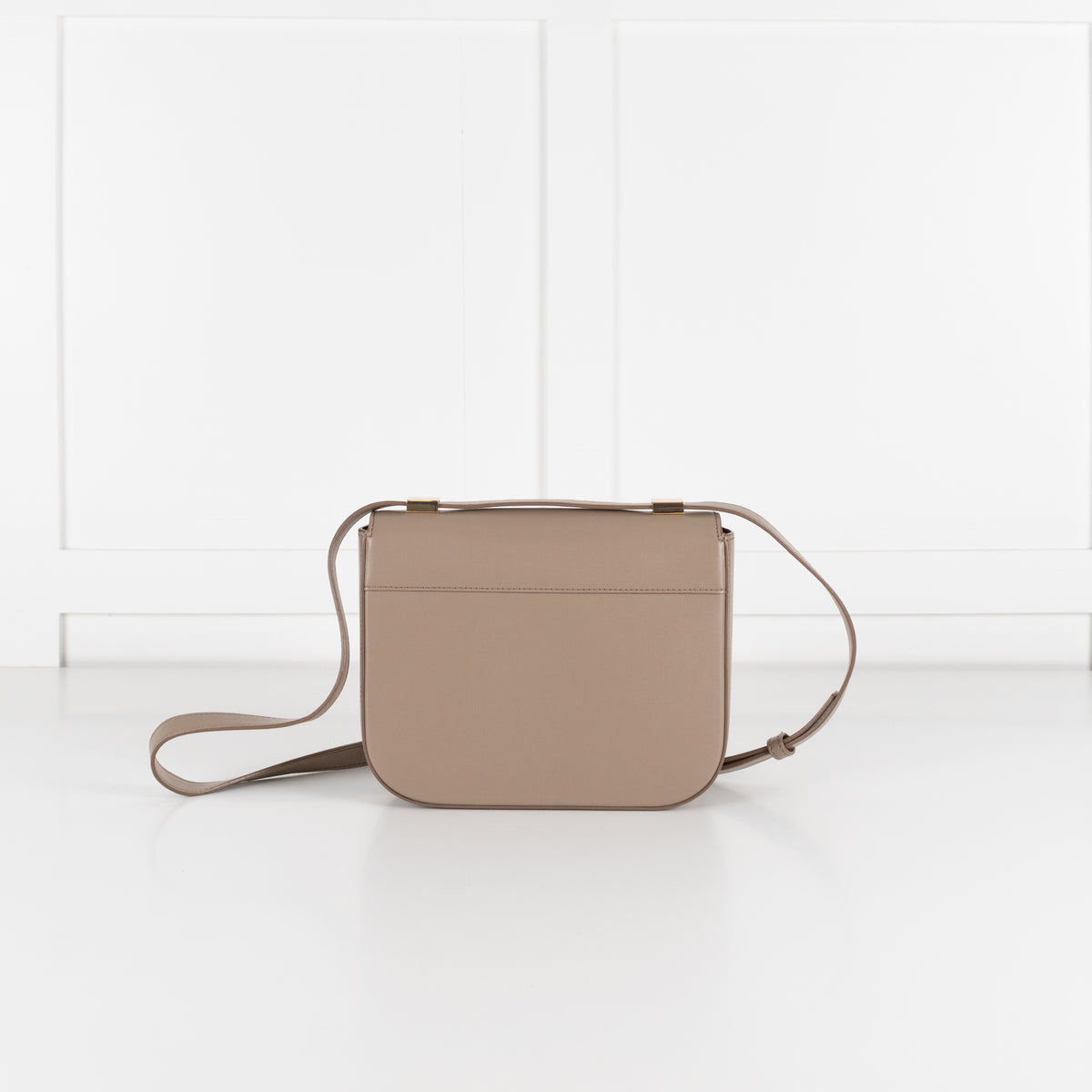 DeMellier The Vancouver Taupe Leather Crossbody Bag