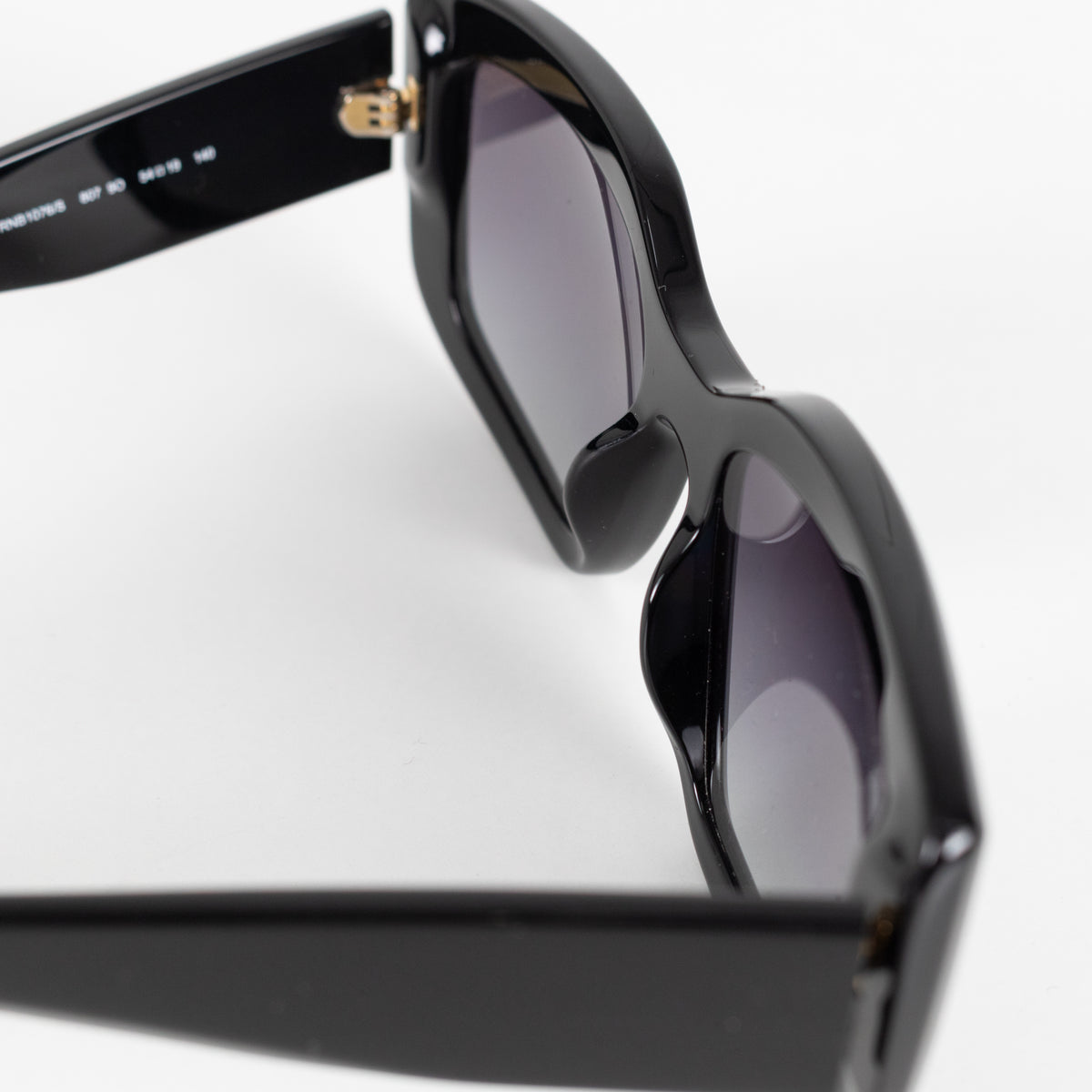 Rag & Bone Black Rectangular Chunky Sunglasses