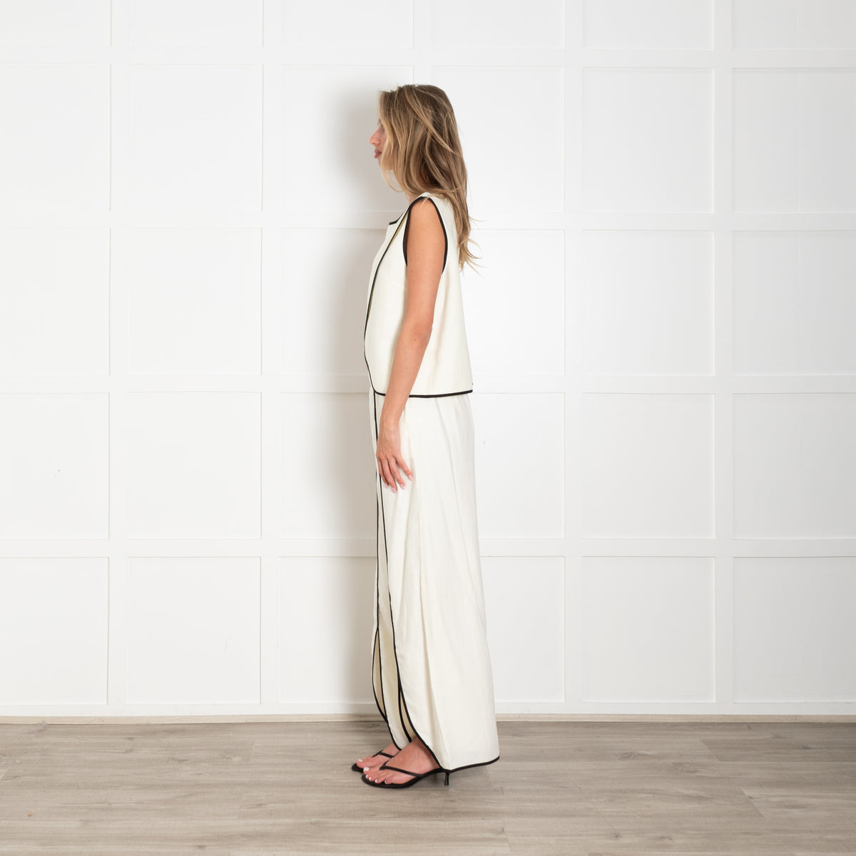Sancia Cream Artemis Wrap Tank Top
