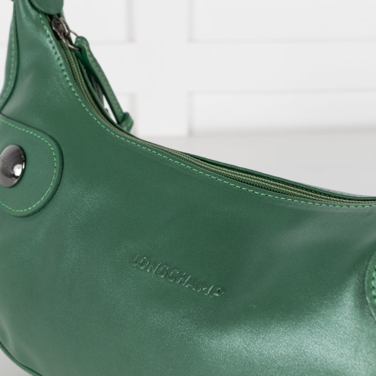 Longchamp Green Shoulder Bag