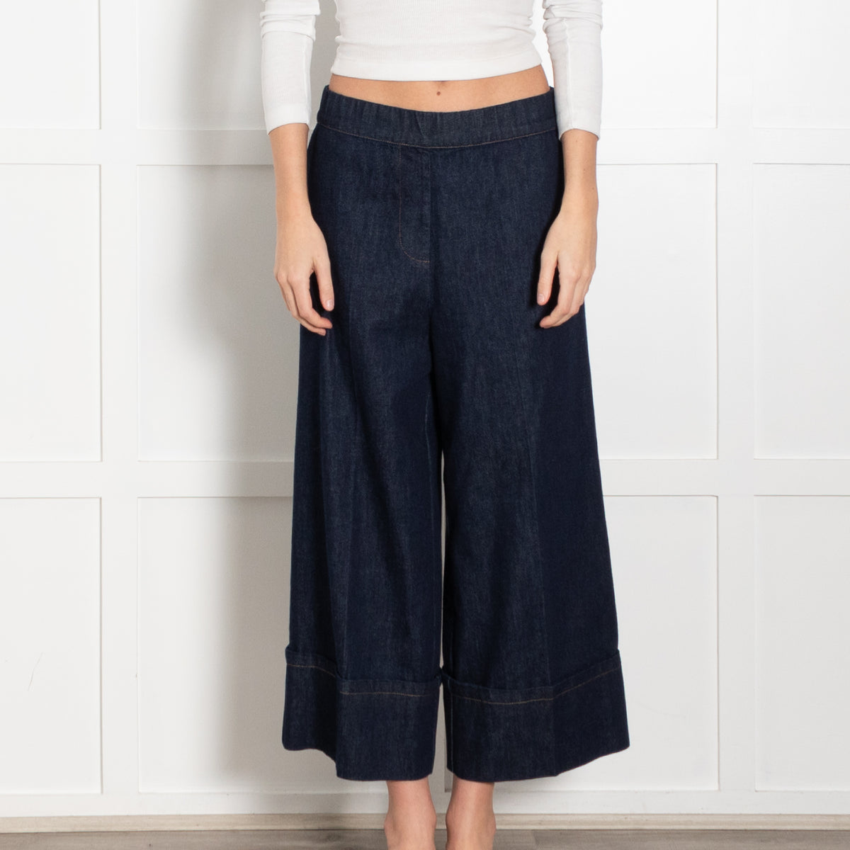 Humility Dark Denim Elasticated Waist Jeans