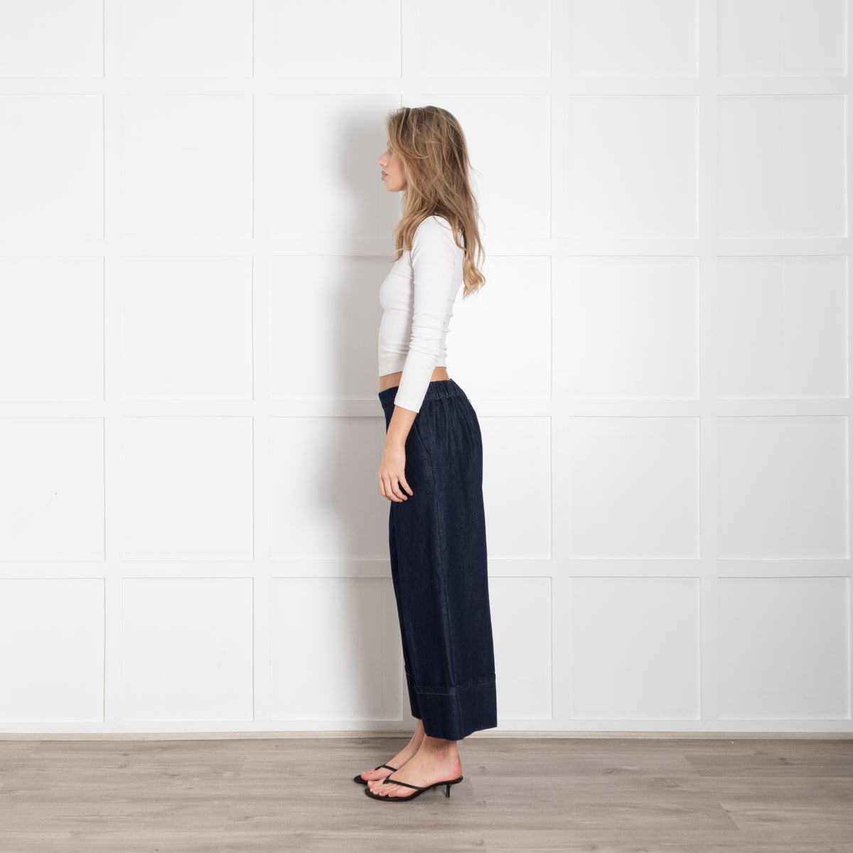 Humility Dark Denim Elasticated Waist Jeans