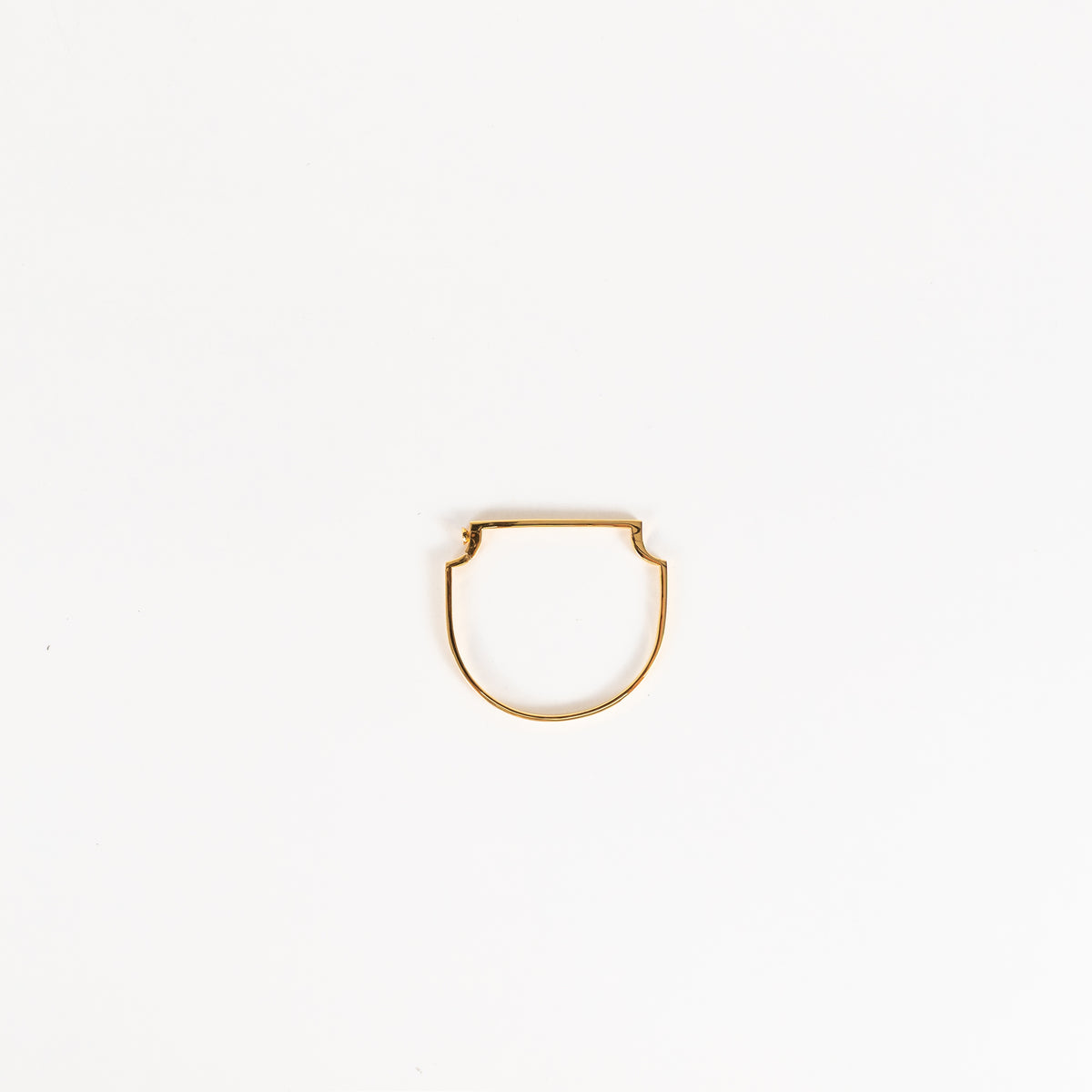 Monica Vinader Signature Gold Plate on Solid Silver Bangle