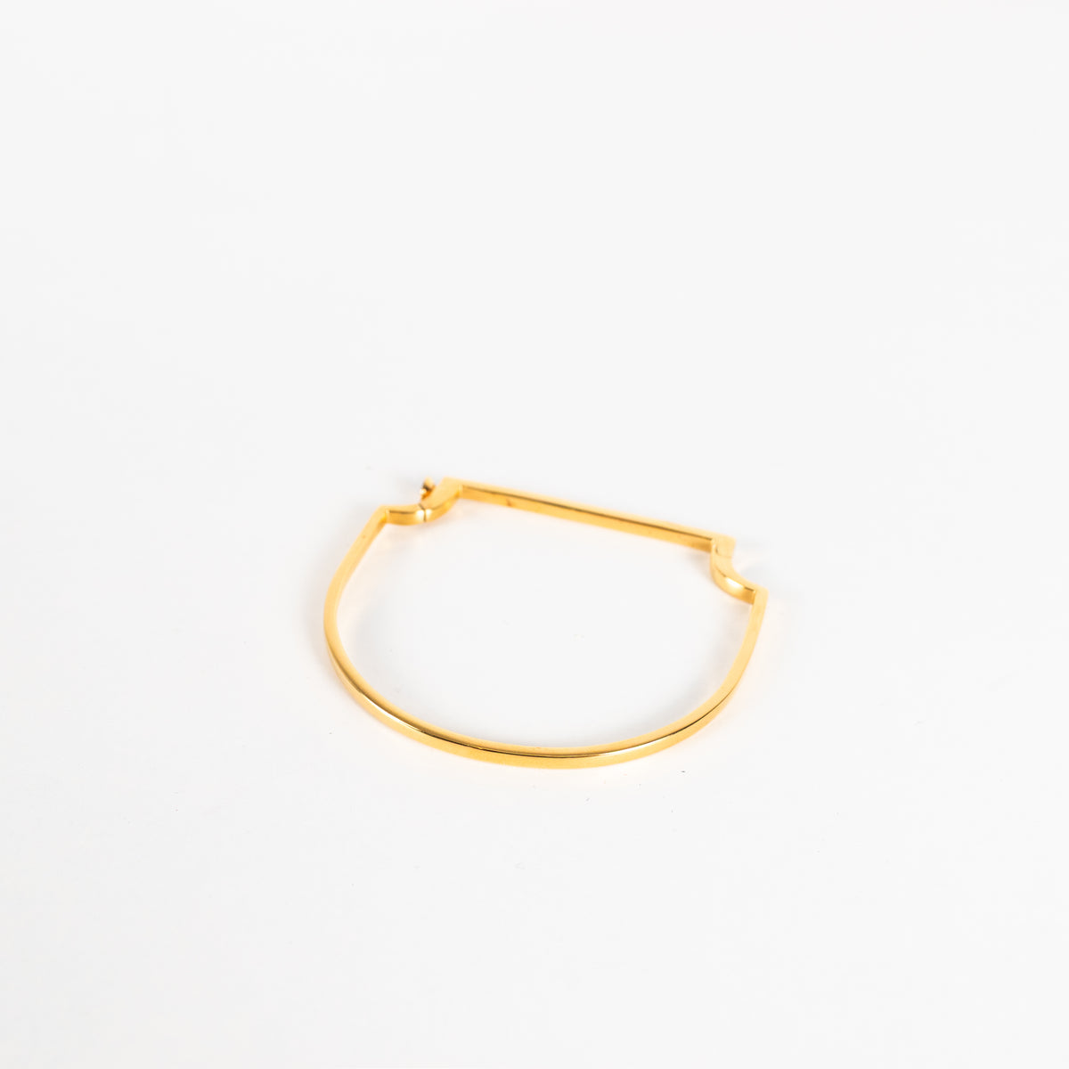 Monica Vinader Signature Gold Plate on Solid Silver Bangle