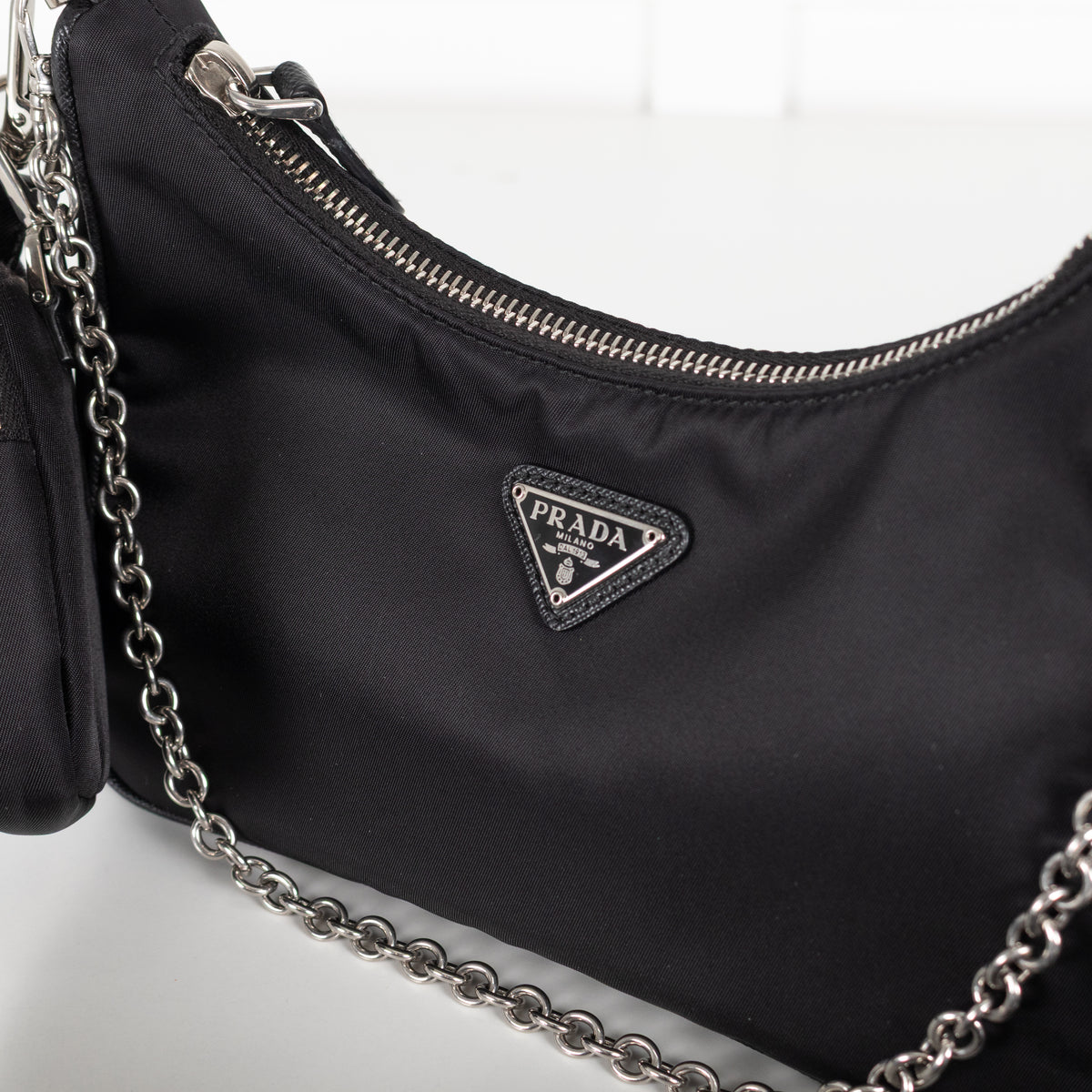 Prada Black Re - Edition 2005 Re - Nylon Bag