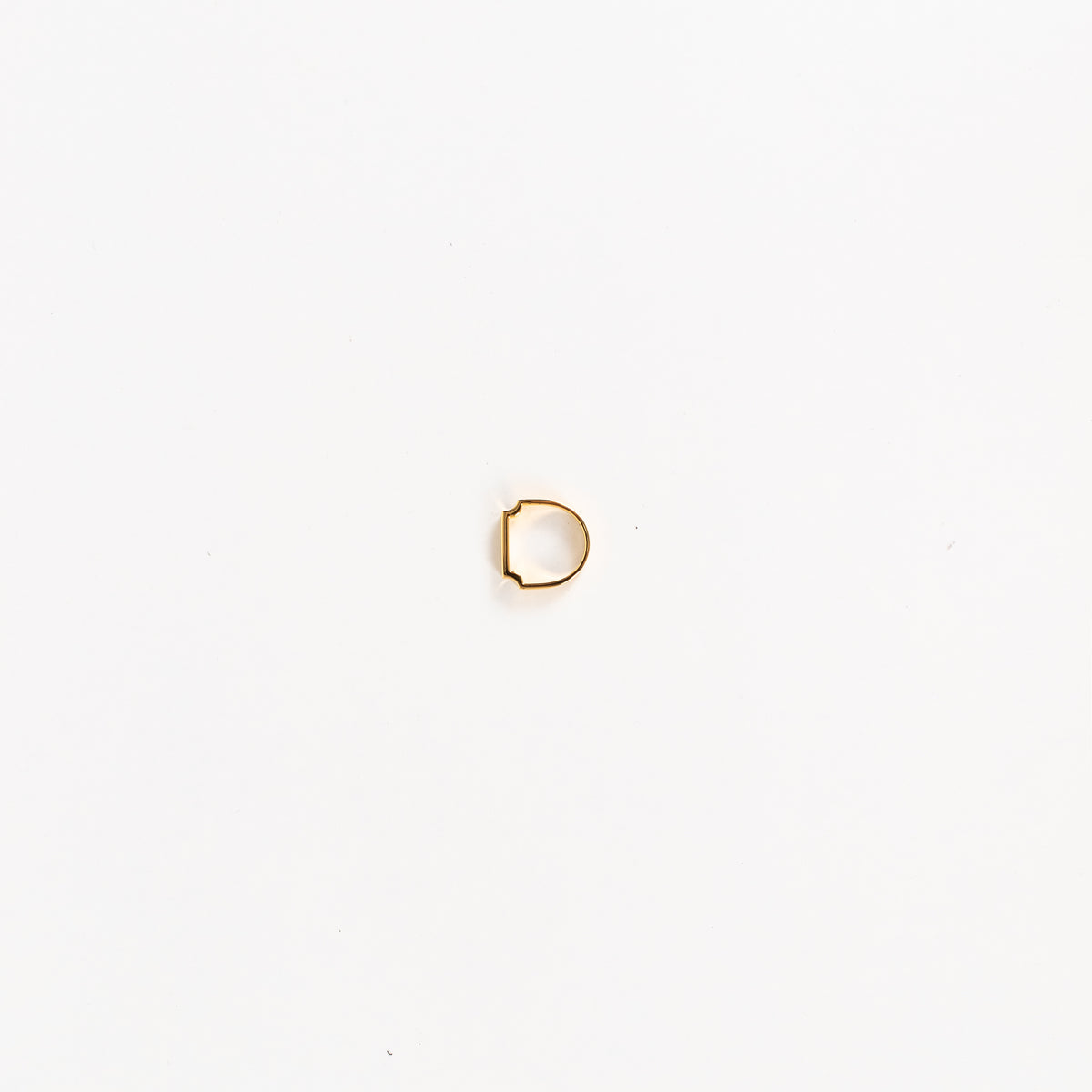 Monica Vinader 18k Gold Vermeil Signature Slim Ring  UK M 52