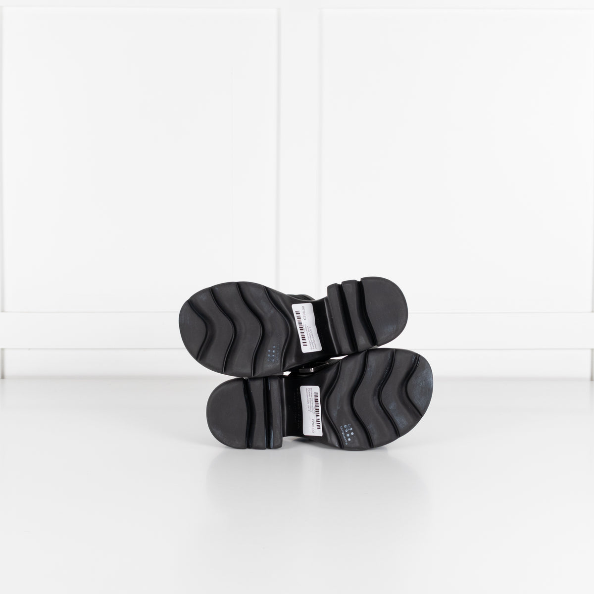 Bottega Veneta Black Padded Flash Block Heel Sandals