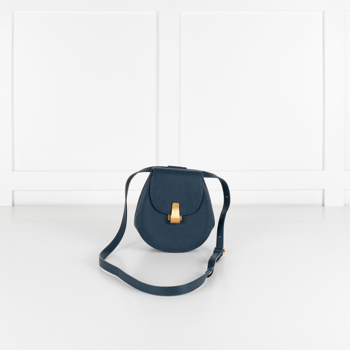 Bottega Veneta Blue Palmellato Belt Bag