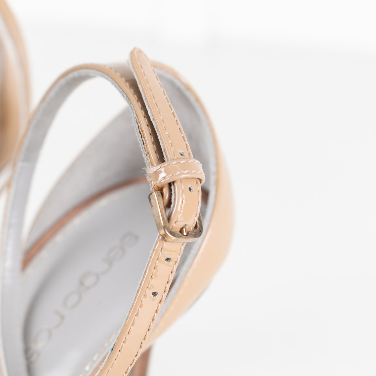 Sergio Rossi Bronze Sequin Heeled Sandals