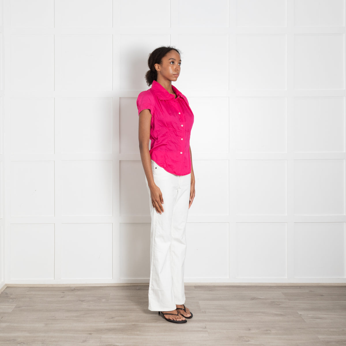 Vivienne Westwood Hot Pink Fitted Cap Sleeve Blouse