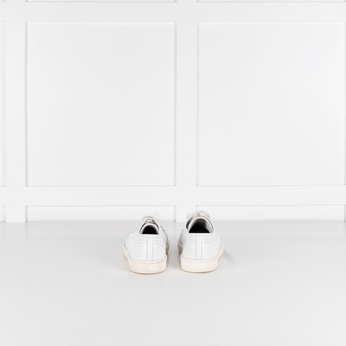 Saint Laurent White Leather Trainers