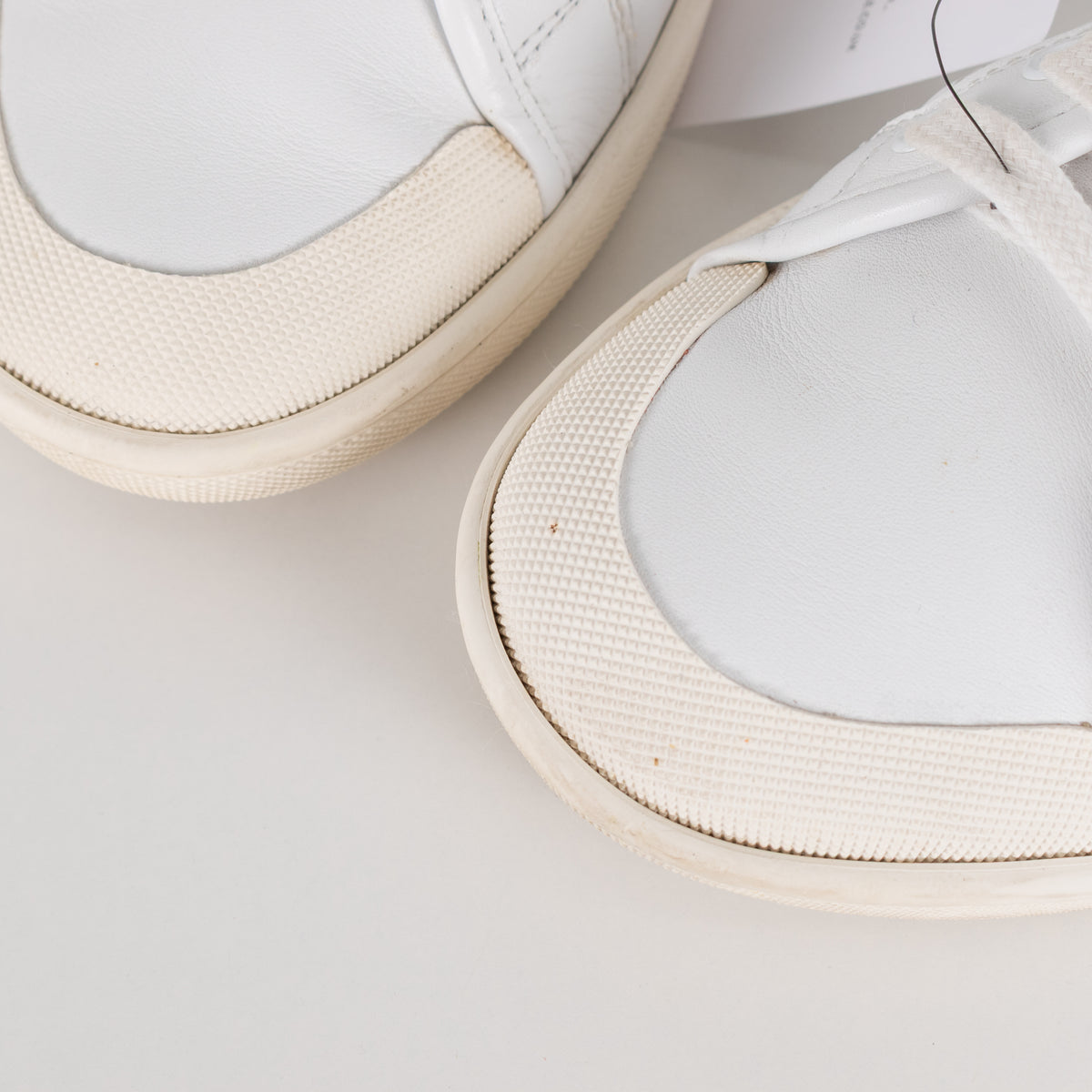 Saint Laurent White Leather Trainers