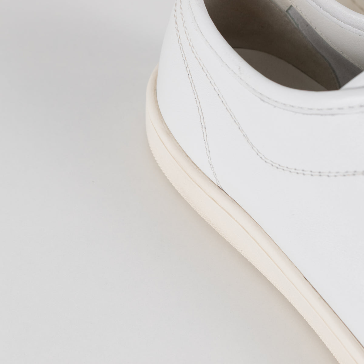 Saint Laurent White Leather Trainers