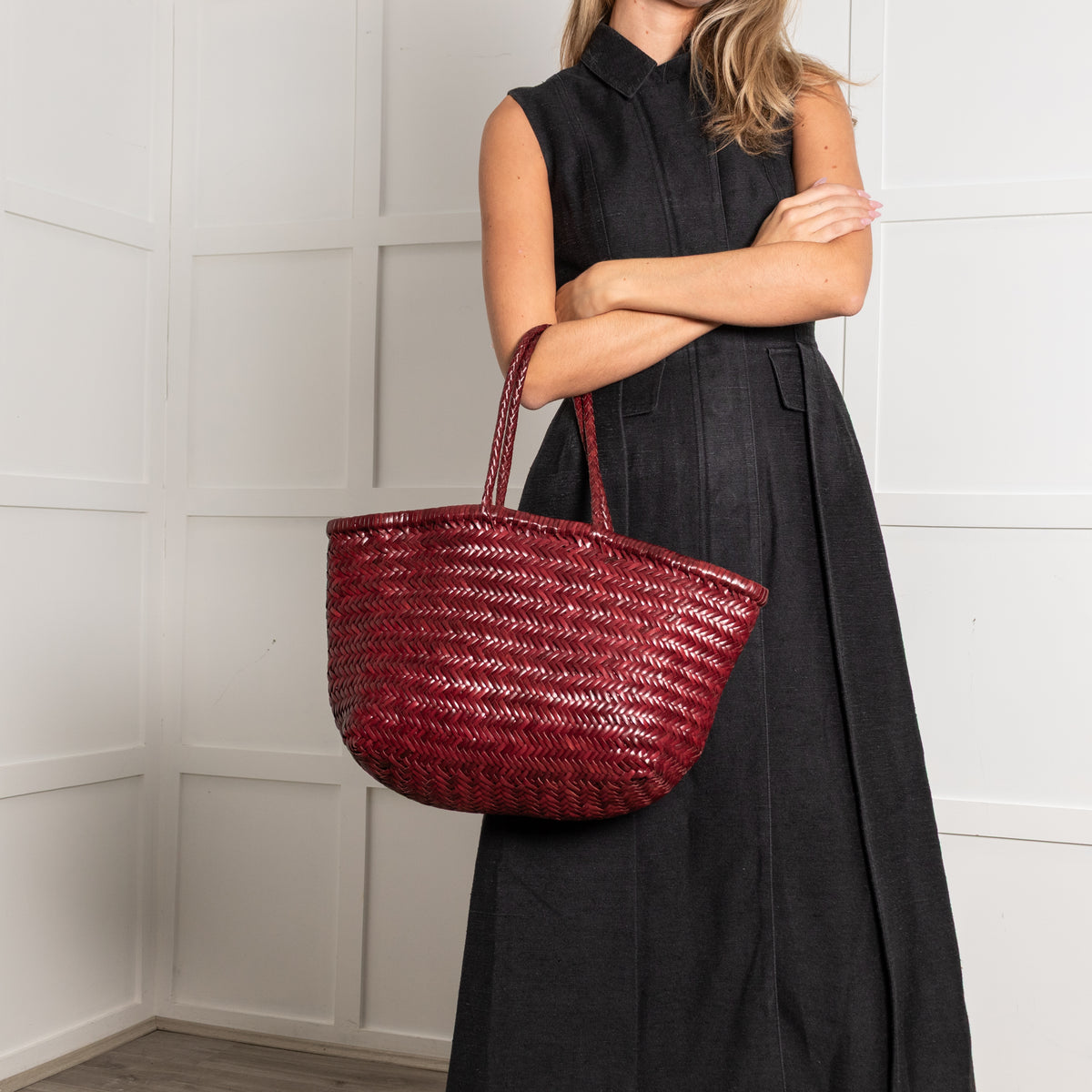 Dragon Diffusion Burgundy Woven Tote Bag