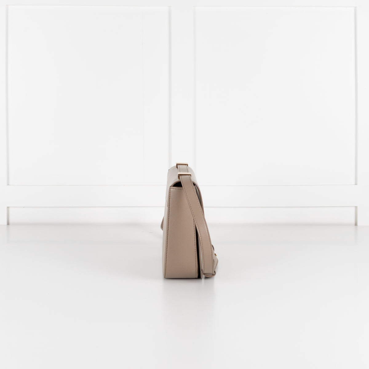 DeMellier The Vancouver Taupe Leather Crossbody Bag