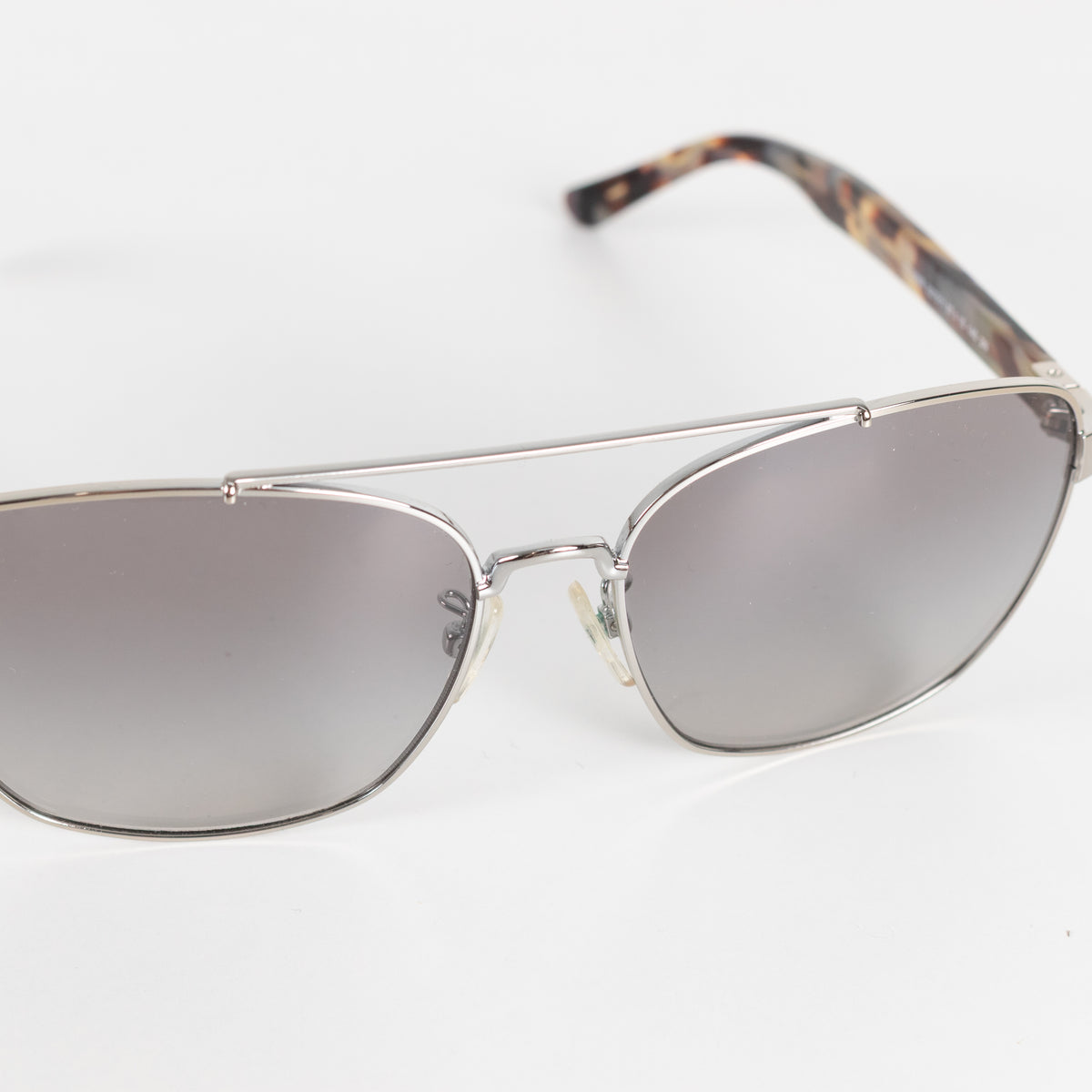 Tory Burch Silver Frame Aviator Style Sunglasses