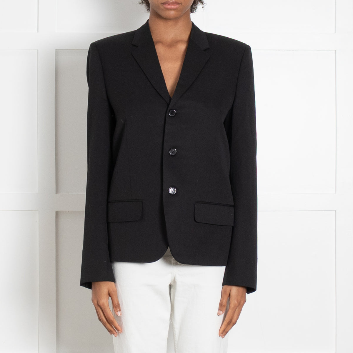 Saint Laurent Black Single Breasted Jacket