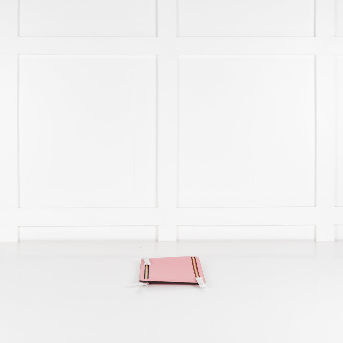 Smythson Candy Pink Multi-Zip  Cross Grain Leather Case