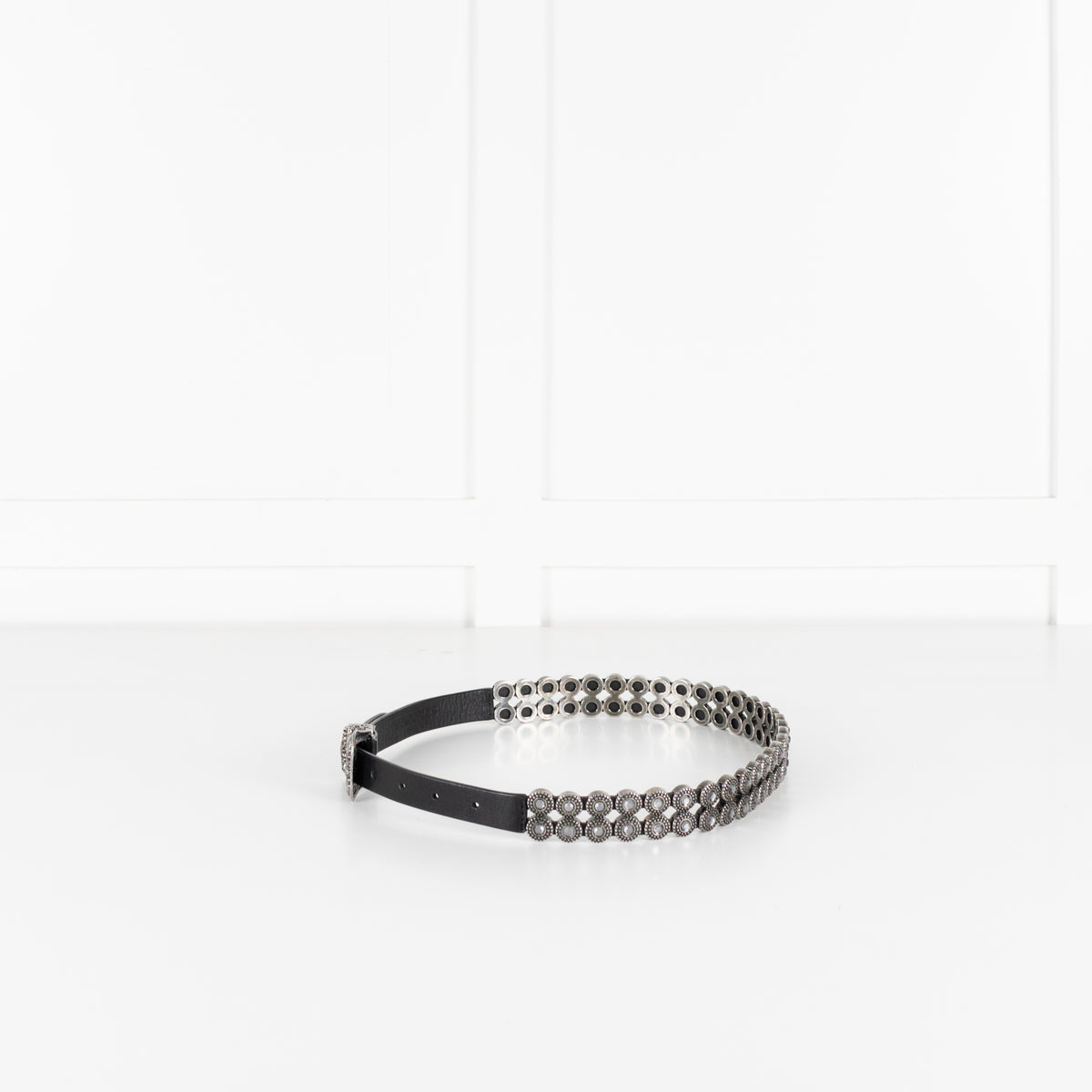 The Kooples Skinny Metal Belt