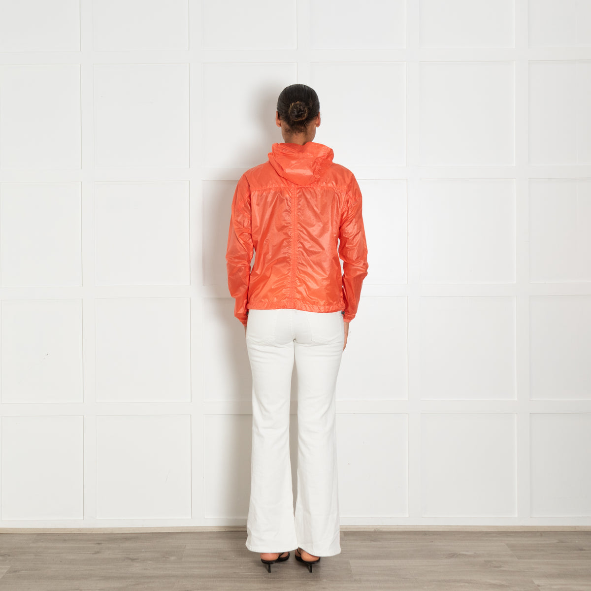 Canada Goose Orange Hooded Lightweight Windbreaker