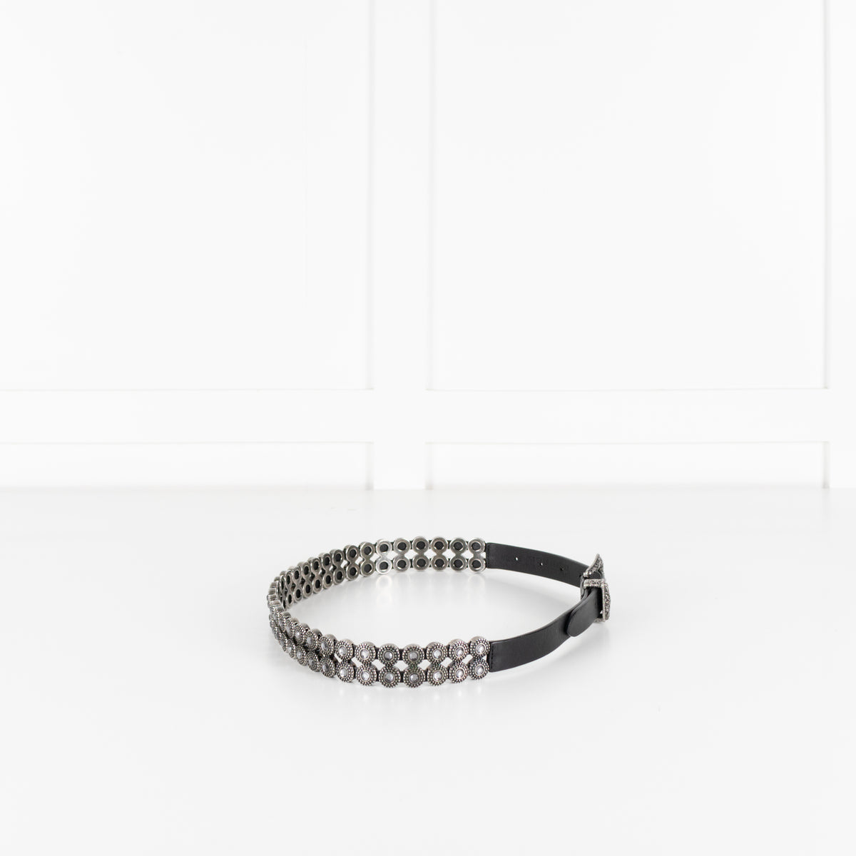 The Kooples Skinny Metal Belt