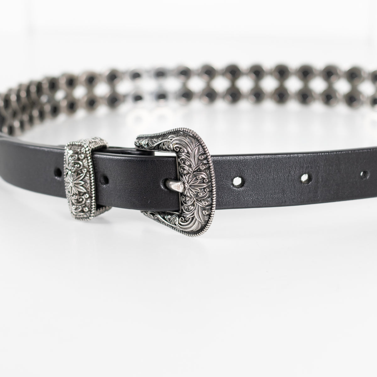 The Kooples Skinny Metal Belt
