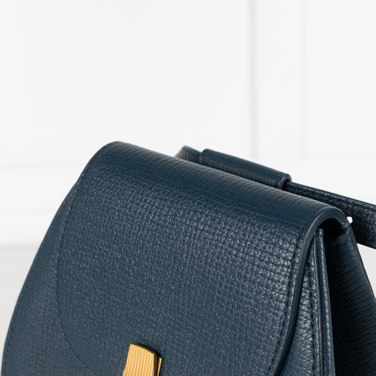 Bottega Veneta Blue Palmellato Belt Bag