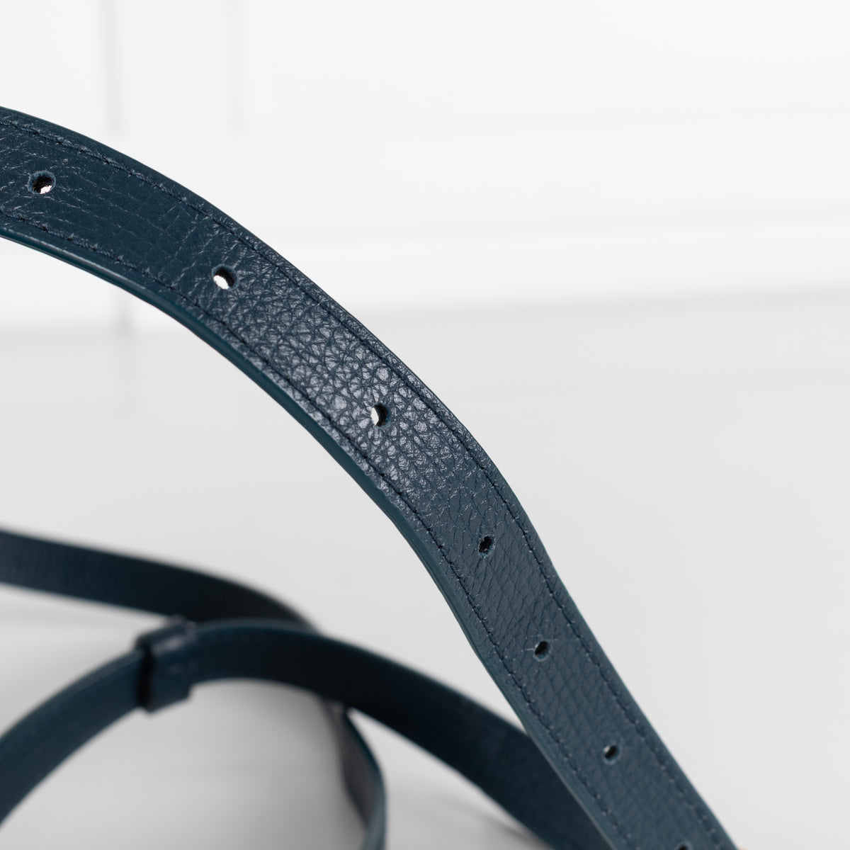Bottega Veneta Blue Palmellato Belt Bag