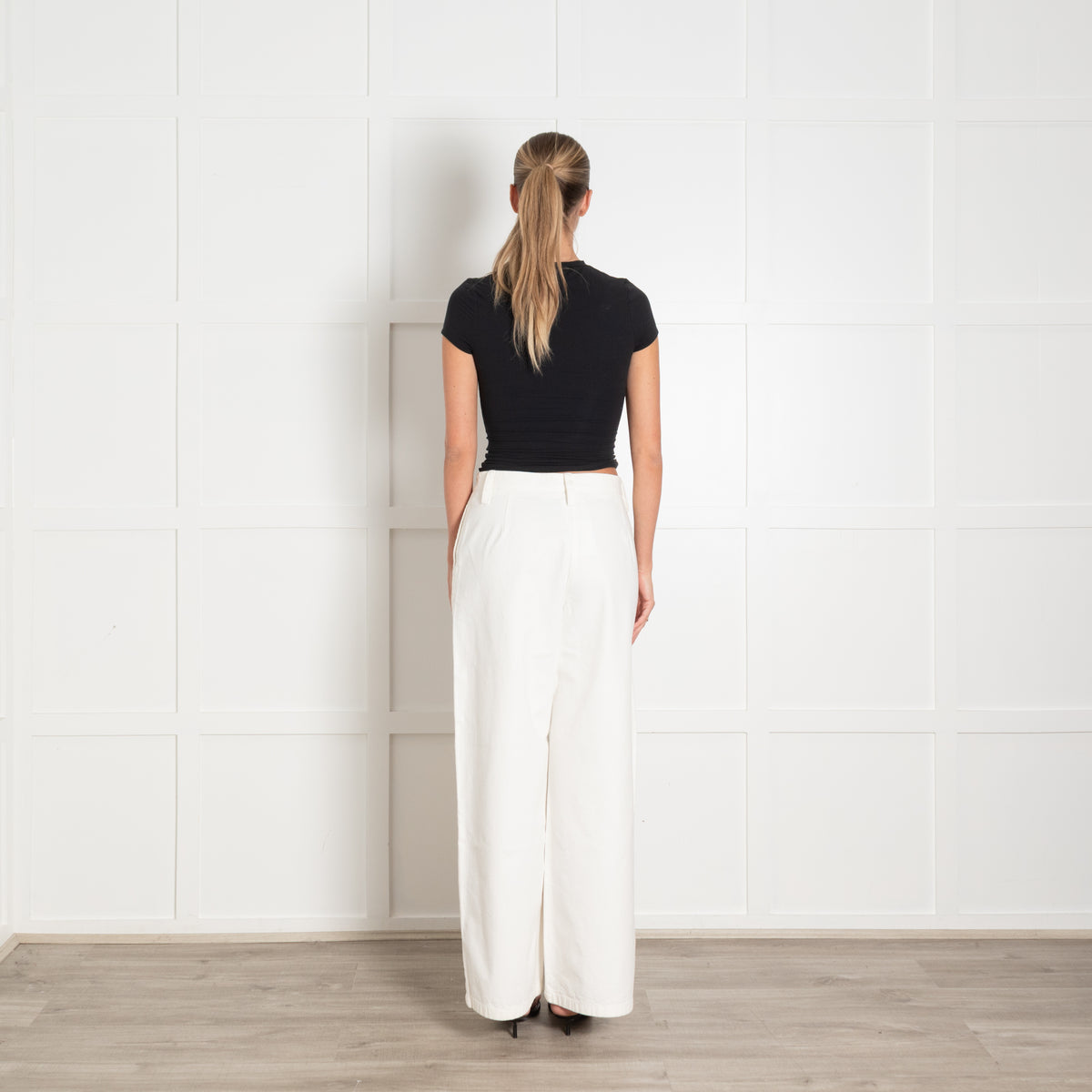 The Row Cream Crop Jeans