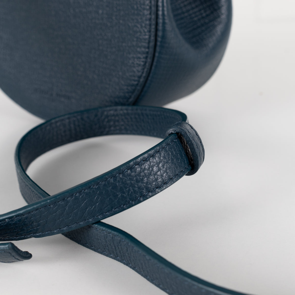 Bottega Veneta Blue Palmellato Belt Bag