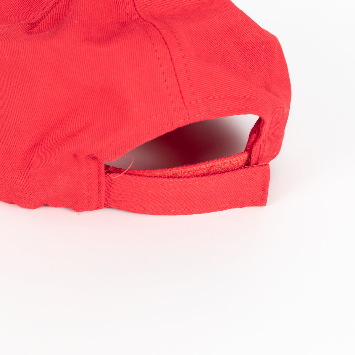 Ganni Red Cotton Hat With Front Logo Embroidered