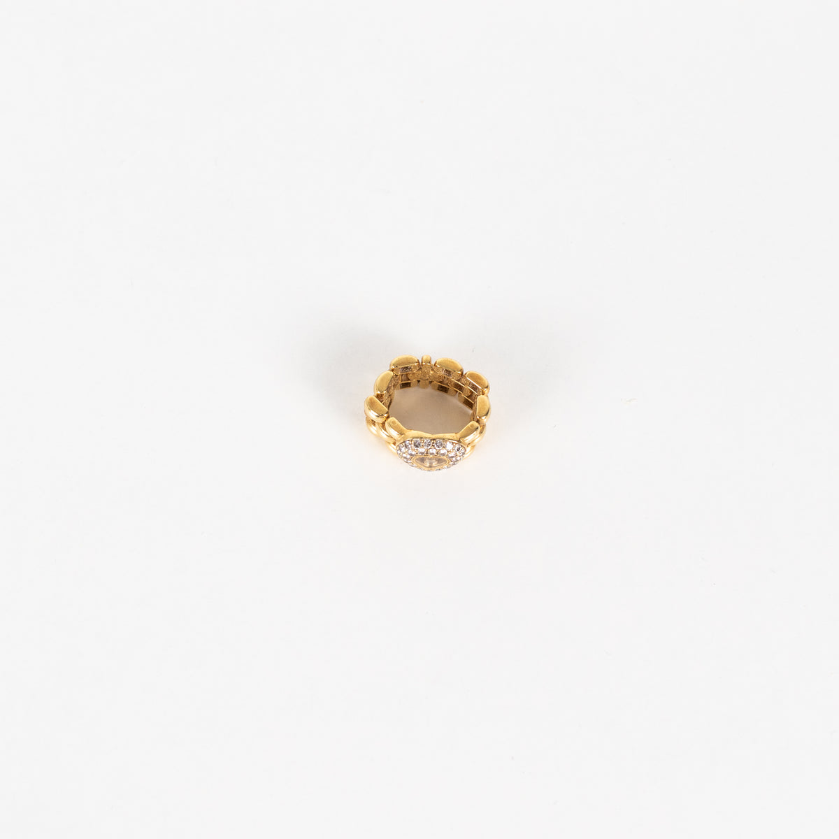 Chopard Gold Happy Diamonds Flexible Chain Ring