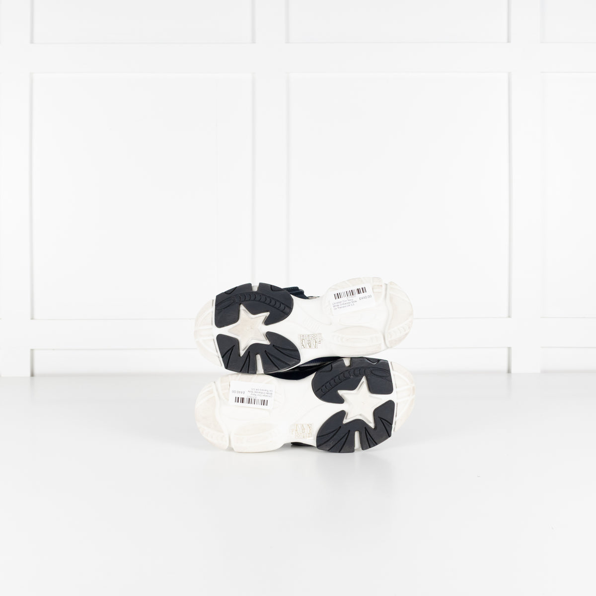 Christian Dior Navy White D-Wander Slide On Trainers