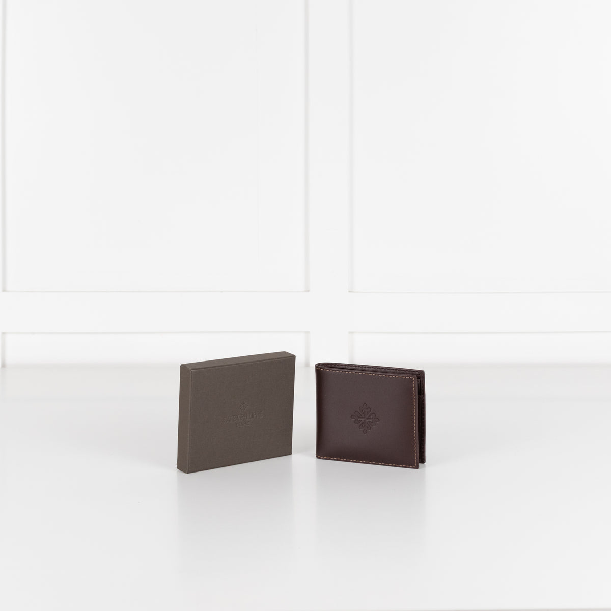 Patek Philippe Brown Leather Wallet